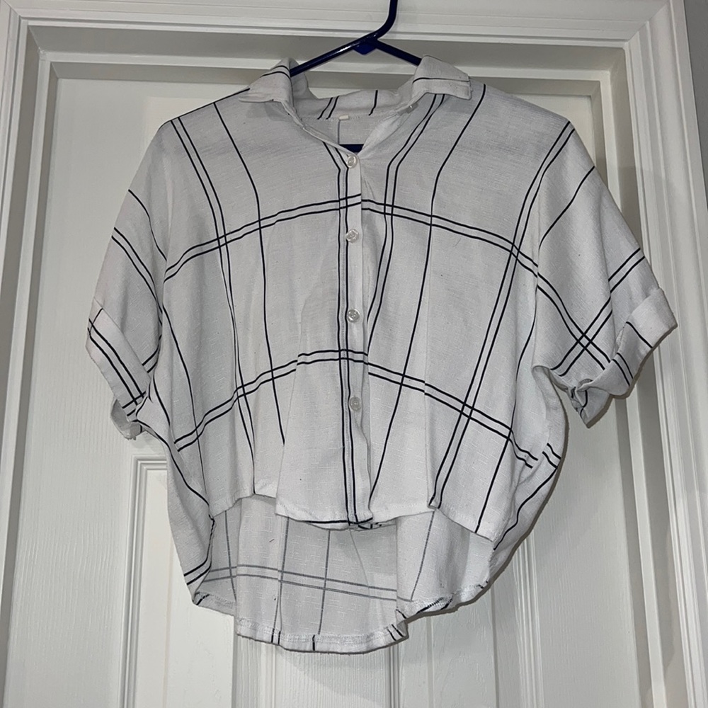 Cropped Button Up